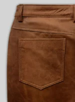 Angular Leather Pants