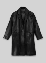 Ashley Roberts Leather Long Coat