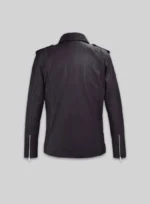 Beast Purple Biker Leather Jacket