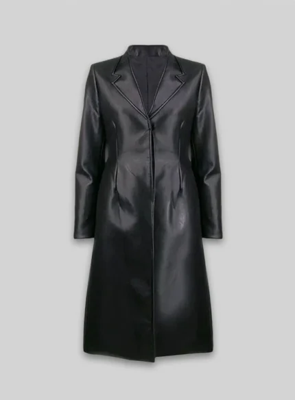Beatrice Leather Trench Coat