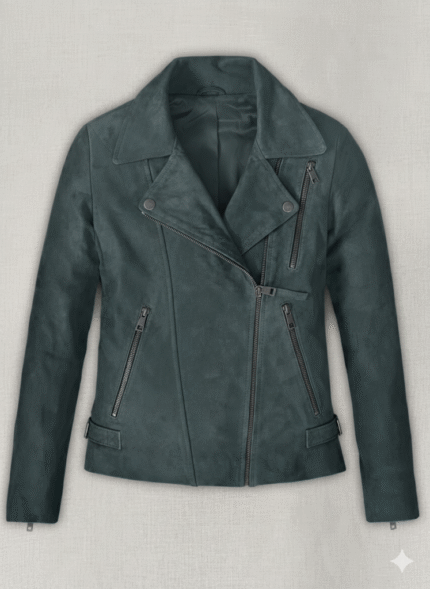 Blue Suede Vanessa Hudgens Leather Jacket