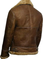 Brown Leather Avaitor Jacket Mens