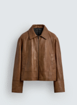 Brown Leather Zara Jacket