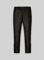 Crocodile Dark Brown Hyde Leather Pants