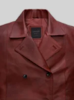 Dakota Johnson Madame Web Leather Trench Coat