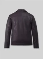 Dauntless Purple Biker Leather Jacket