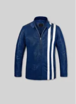 Elvis Presley Speedway Blue Leather Jacket