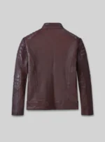 Firefly Moto Burgundy Biker Leather Jacket
