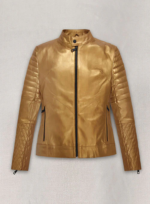 Golden Gwen Stefani Leather Jacket Golden Gwen Stefani Leather Jacket