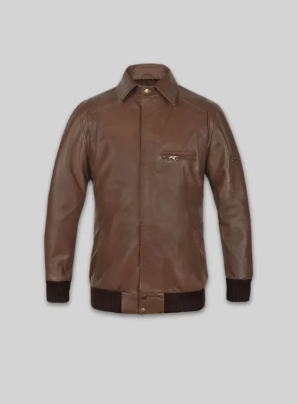 Hunter Bomber Leather Jacket