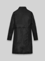 Kim Kardashian Leather Long Coat