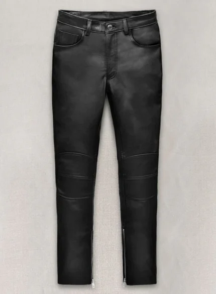 Leather Biker Jeans - Style