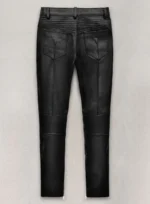Leather Biker Jeans - Style