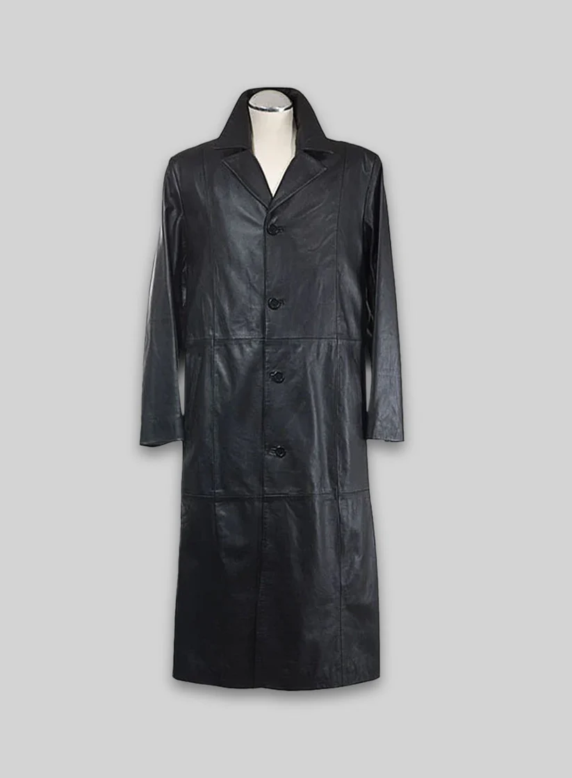 Leather -Long black Coat Leather -Long blackCoat