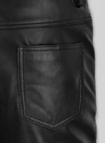 Leather Zipper Jeans - Style