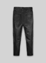 Leather Zipper Jeans - Style