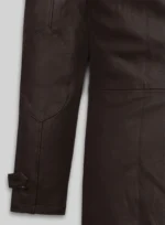 Liam Neeson Taken Leather Trench Coat