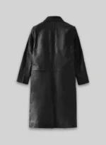 Margot Robbie Wolf Of Wall Street Leather Long Coat