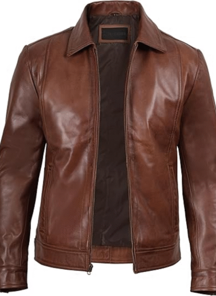 Men's Brown Leather jacket