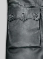 Metallic Lurex Gray Tom Hardy Trench Coat