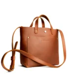 Leather Mini Crossbody Tote