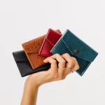 Leather Mini Envelope Wallet