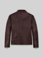 Motorad Burgundy Biker Leather Jacket