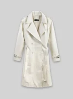 Off White Vanessa Kirby Mission Impossible Leather Coat