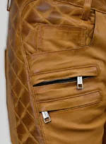 Outlaw Burnt Mustard Leather Pants