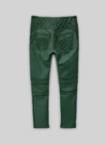 Outlaw Burnt Green Leather Pants