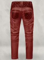 Outlaw Burnt Red Leather Pants