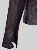 Purple- Leather Jacket.