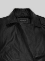 Renee Zellweger Leather Long Coat