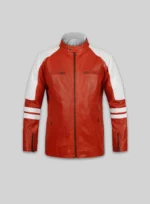 Ricky Stripe Leather Jacket