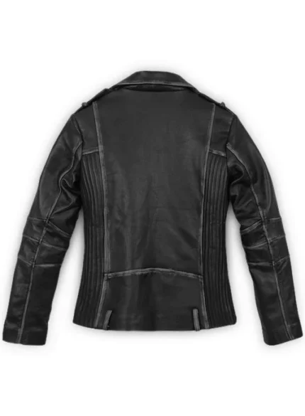 Rubbed Black- Leather Jacket