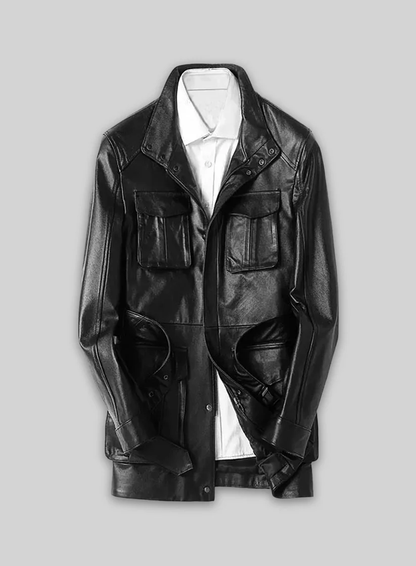 Sheriff Leather Trench Coat Sheriff Leather Trench Coat