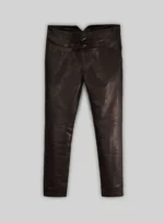 Soft Dark Brown Jim Morrison Leather Pants