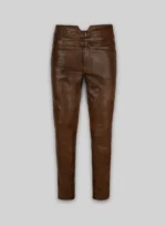 Spanish Brown Jim Morrison Leather Pants