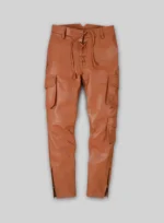 Terrain Brown Drifter Leather Cargo Pants