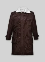 Thick Goat Brown Washed & Wax Tom Hardy Trench Coat