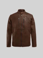 Thunder Storm Spanish Brown Biker Leather Jacket