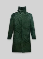 Timber Green Suede Ryan Gosling Blade Runner Long Coat