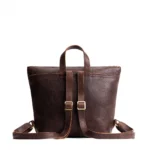 Leather Tote Backpack