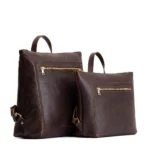 Leather Tote Backpack