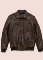 Vintage Brown Leather Jacket